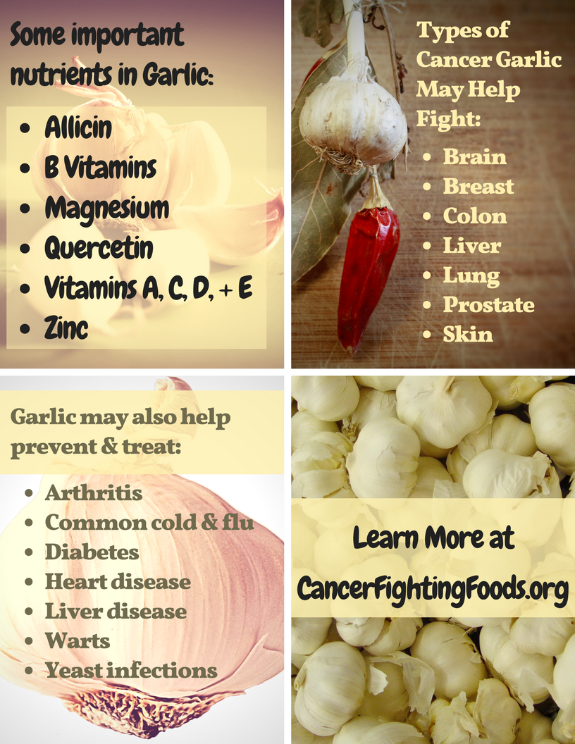 What are the potential health benefits of garlic?