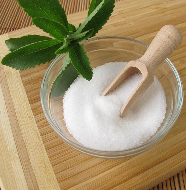 Learn how to bake with stevia instead of sugar.