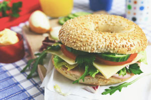 Cucumber and arugula both have important antioxidants and vitamins.