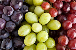 Quercetin is a healthy component of grapes. Grapes contain disease-fighting phytonutrients.